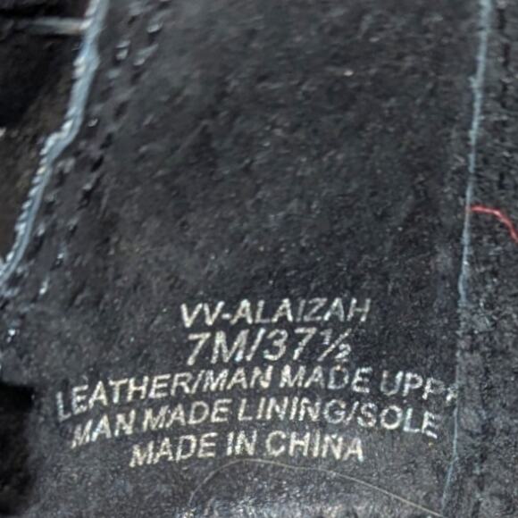 Vince Camuto Alaizah Come Heeled Sandal Black sz 7 - Picture 6 of 6